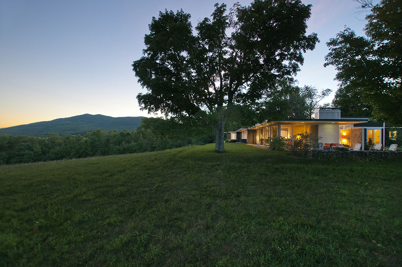 Dramatic setting for mid-century modern home on 135.60 acres in Dublin Chocolate Makers_Dublin Mid-Century Modern_NH0447