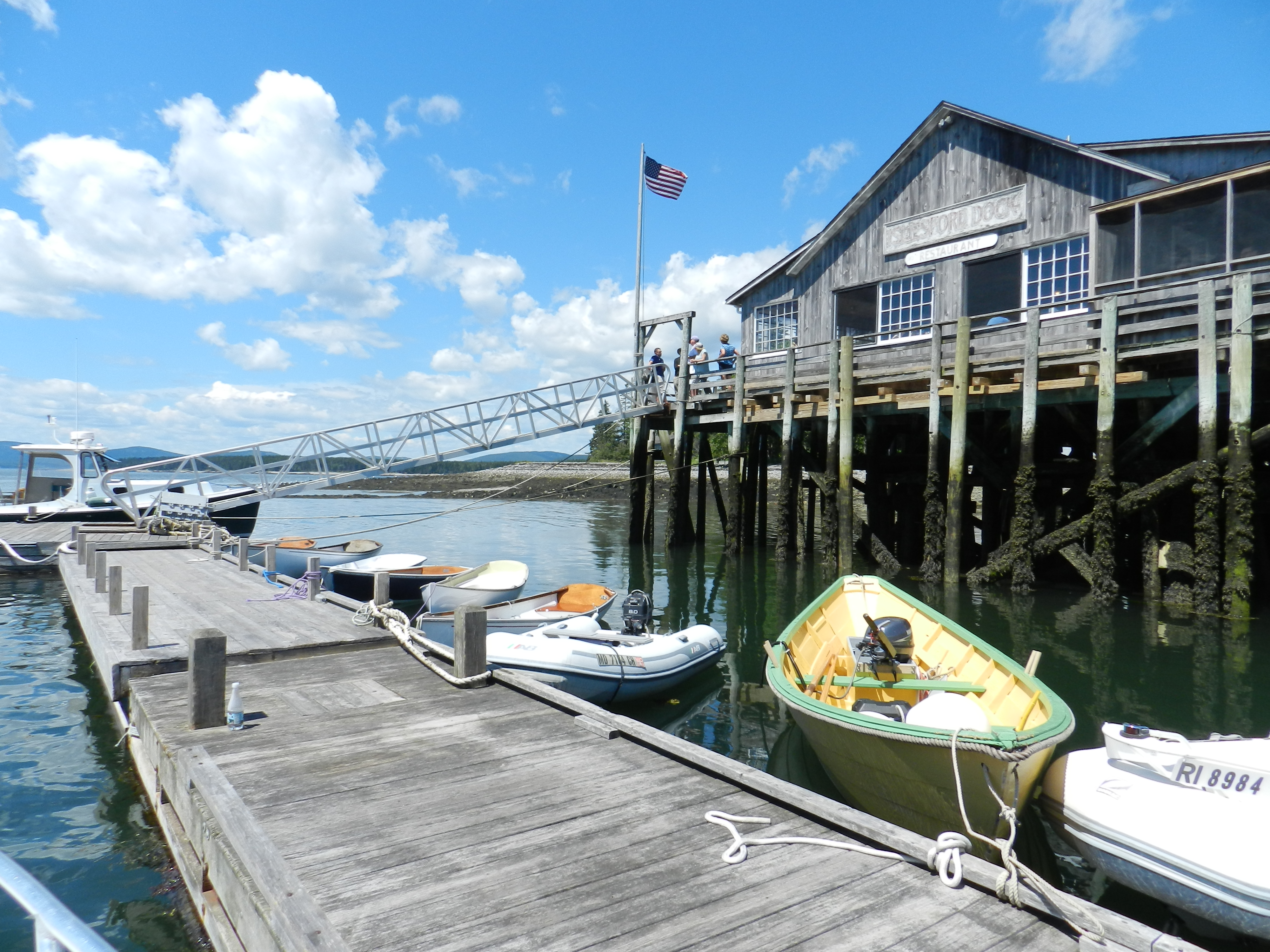Islesford Dock Restaurant on Little Cranberry Island Featured in Maine