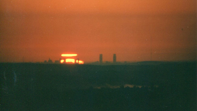 Sunrise at 44 Oak Circle New England sunrises sunsetsMA2148-Sunrise