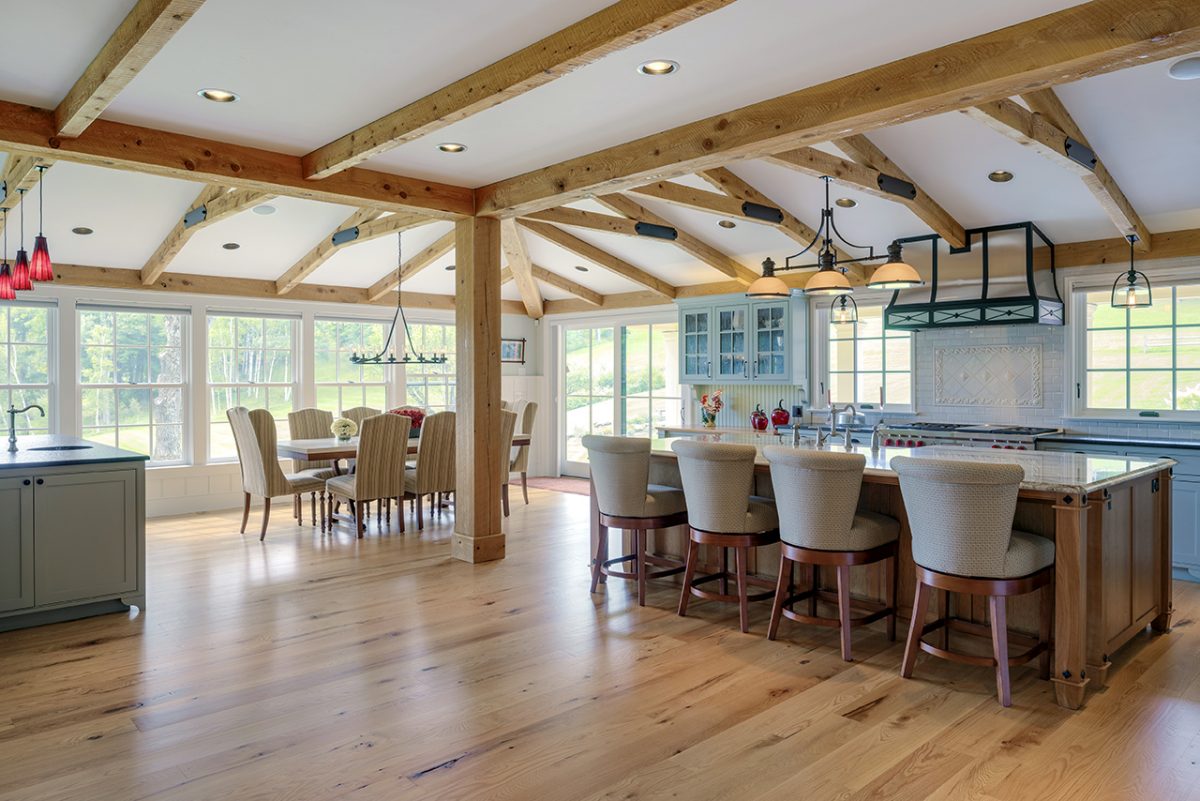 Open floor plan Sheep Run Farm for sale by LandVest.com