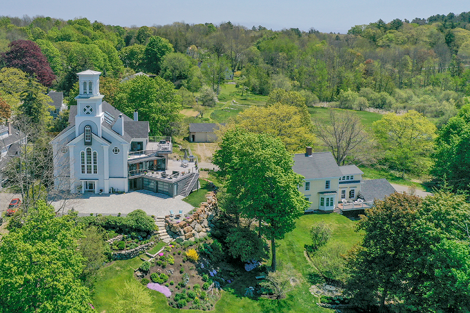 Rockport Harbor Views Historic Church Converted into Luxury Residence